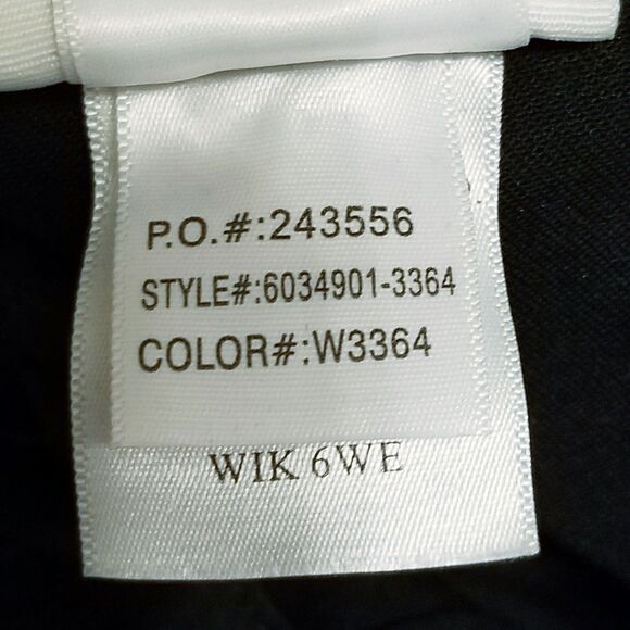 Paige Mayslie Jogger Women's Size 29 Black Luxe Coated Pant Elastic Zip  (31x26) - Picture 6 of 6